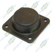 Крышка 74х74; h=26; 4отв.ф7, ПВХ поворотного кулака верхняя